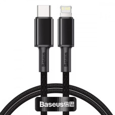 Кабель Baseus High Density Braided Type C to Lightning PD 20W 1m Cable, Black