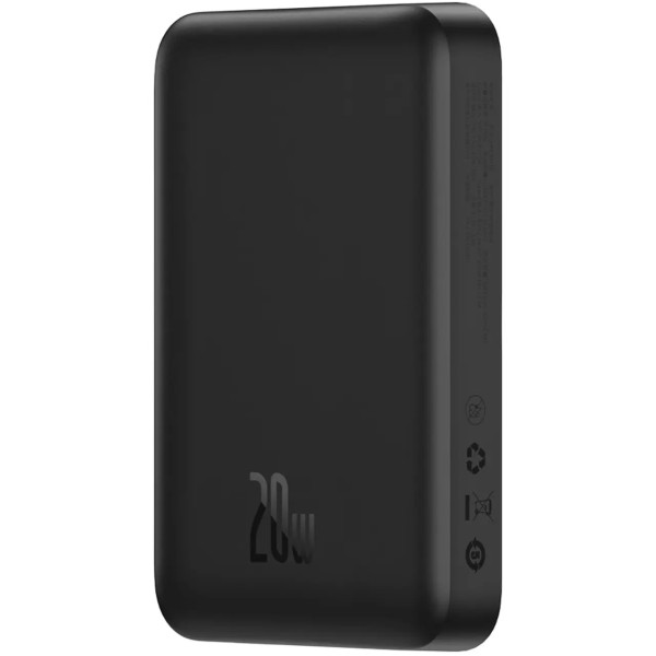 Внешний аккумулятор Baseus Magnetic Mini Wireless Fast Charge Power Bank 10000mAh 20W Black павербанк