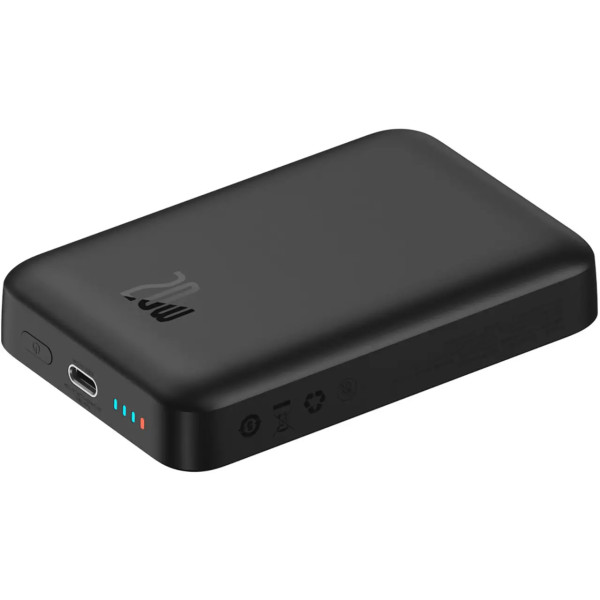 Внешний аккумулятор Baseus Magnetic Mini Wireless Fast Charge Power Bank 10000mAh 20W Black павербанк