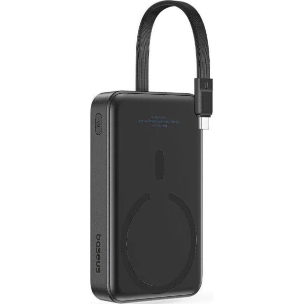 Внешний аккумулятор (павербанк) Baseus Magnetic Mini 30W 10000mAh, Black (P1002210B113)
