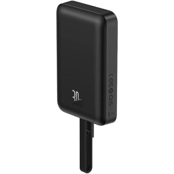 Внешний аккумулятор (павербанк) Baseus Magnetic Mini 30W 10000mAh, Black (P1002210B113)