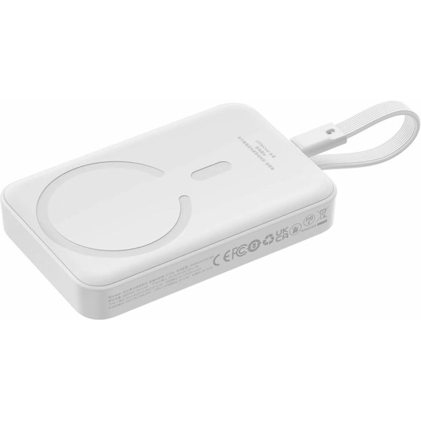 Внешний аккумулятор (павербанк) Baseus Magnetic Mini 30W 10000mAh, White (P1002210B223)