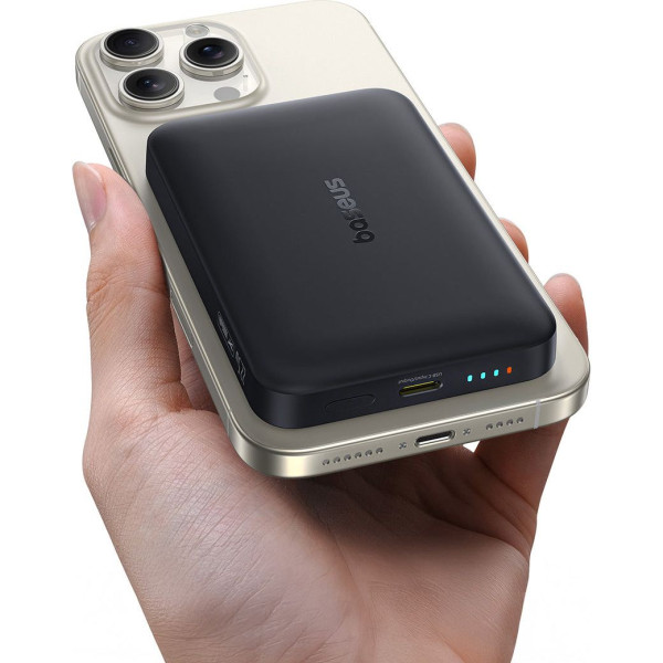 Внешний аккумулятор (павербанк) Baseus EnerFill Ultra-Mini 22.5W 10000mAh, Black (P1008210E123)