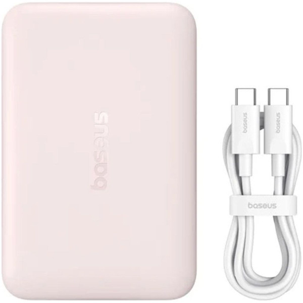 Внешний аккумулятор (павербанк) Baseus EnerFill Ultra-Mini 22.5W 10000mAh, Pink (E0026601)