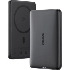 Внешний аккумулятор (павербанк) Baseus PicoGo Ultra-Slim Qi2 27W 10000mAh, Black (E0027201)