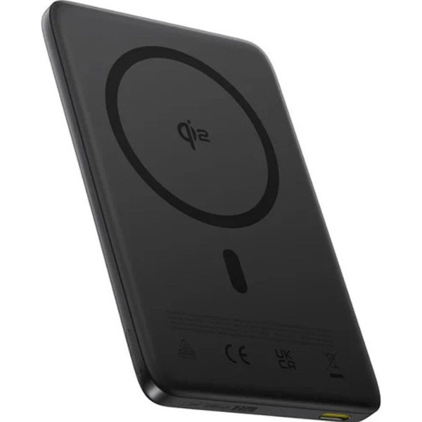 Внешний аккумулятор (павербанк) Baseus PicoGo Ultra-Slim Qi2 27W 10000mAh, Black (E0027201)
