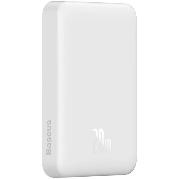 Внешний аккумулятор Baseus Magnetic Mini Wireless Fast Charge Power Bank 10000mAh 20W White (PPCX030002)