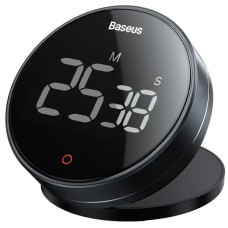 Кухонный цифровой таймер с магнитным креплением Baseus Heyo Rotation Countdown Pro Dark Gray