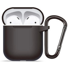 Чохол для навушників Blueo Case for AiPods 1/2 Liquid Silicone Series, Black