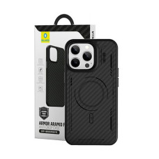 Чохол накладка Blueo Punk Armor Magnetic Aramid Fiber Phone Case with MagSafe for iPhone 14 Pro Max, Black