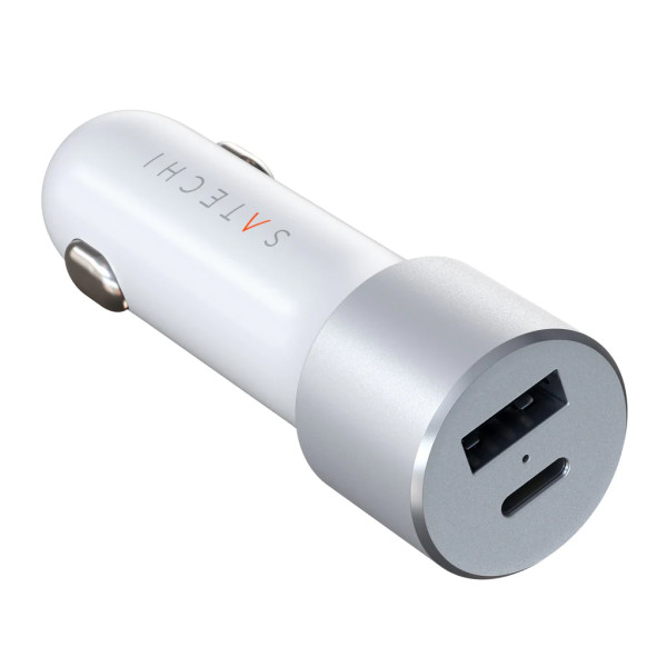Автомобильное зарядное устройство Satechi 72W Type-C PD Car Charger, Silver (ST-TCPDCCS)