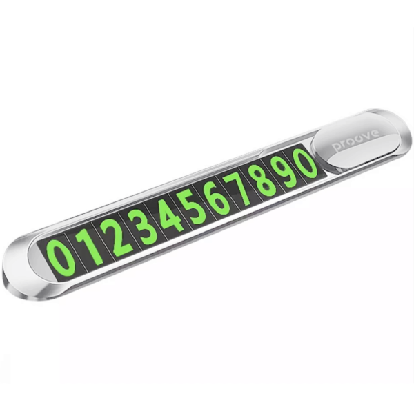 Парковочная Карта Proove Parking Number Plate Metal Lock, Silver