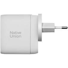 Сетевое зарядное устройство Native Union Fast GaN Charger PD 67W 3 Ports, White (FAST-PD67-WHT-2CA)