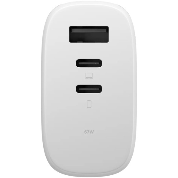 Мережевий зарядний пристрій Native Union Fast GaN Charger PD 67W 3 Ports, White (FAST-PD67-WHT-2CA)