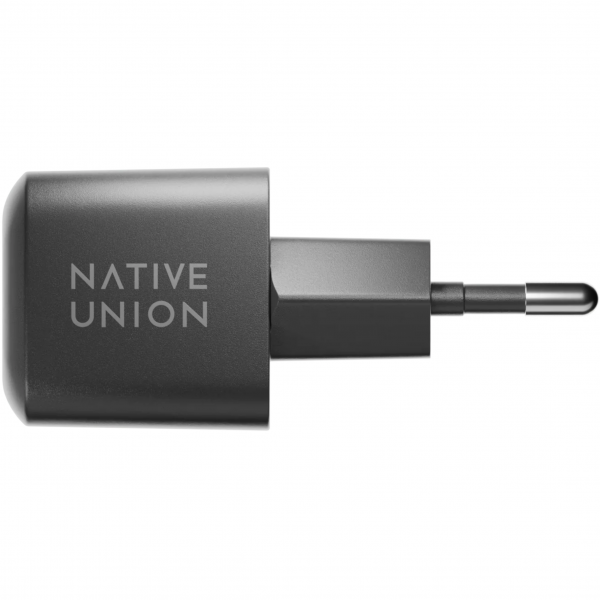 Мережевий зарядний пристрій Native Union Fast GaN Charger PD 30W USB-C Port Black (FAST-PD30-2-BLK-EU)