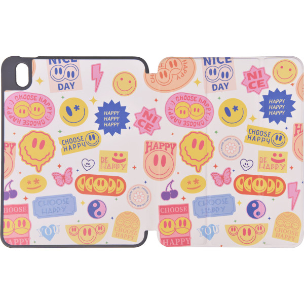 Чехол для планшета Comma Lingos with Pencil Slot Series for iPad Pro 11 2024, Happy Sticker