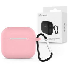 Чохол для навушників Devia Naked Silicone with Loophole Series for AirPods 3, Pink
