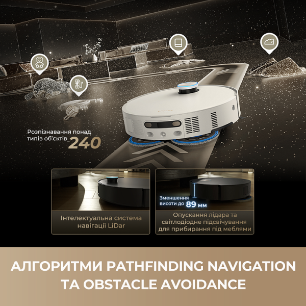 Робот-пылесос с влажной уборкой Dreame Bot MatriX 10 Ultra Black (RLX95CE-bl)