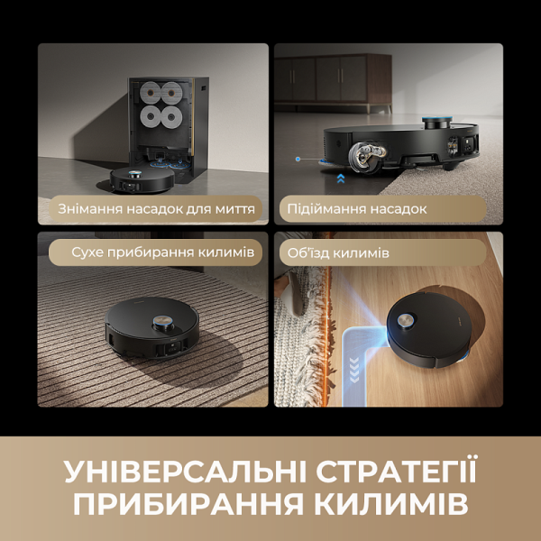 Робот-пылесос с влажной уборкой Dreame Bot MatriX 10 Ultra Black (RLX95CE-bl)