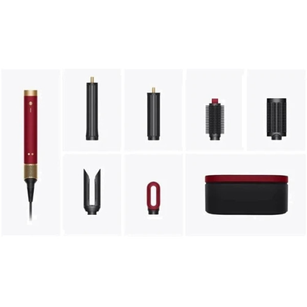Мультистайлер Dyson Airwrap Co-anda2x Multi Hair Styler Straight+Wavy Red Velvet/Gold (176955-01)