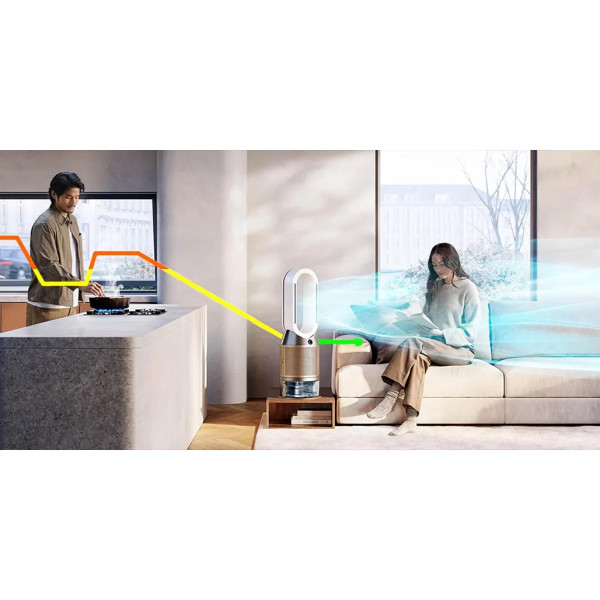 Очиститель воздуха Dyson Humidify+Cool PH2 De-NOx PH05 - White/Gold (545007-01) EU
