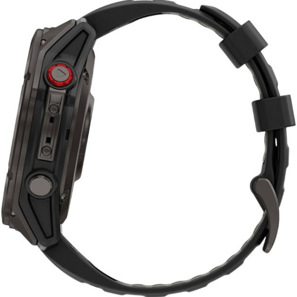Смарт-годинник Garmin Fenix 8 Pro 51 mm AMOLED Carbon Gray DLC Titanium with Black/Pebble Gray (010-03199-00/01)
