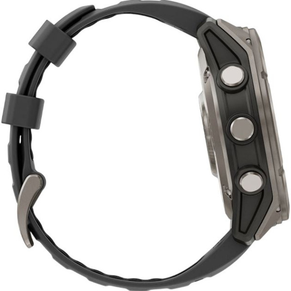 Смарт-годинник Garmin Fenix 8 Pro 51 mm AMOLED Titanium with Graphite/Black Silicone Band (010-03199-10/11)