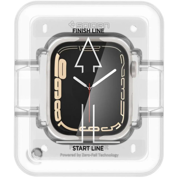 Захисне скло для епл вотч Spigen Protective Glass for Watch 45 (AFL04051)