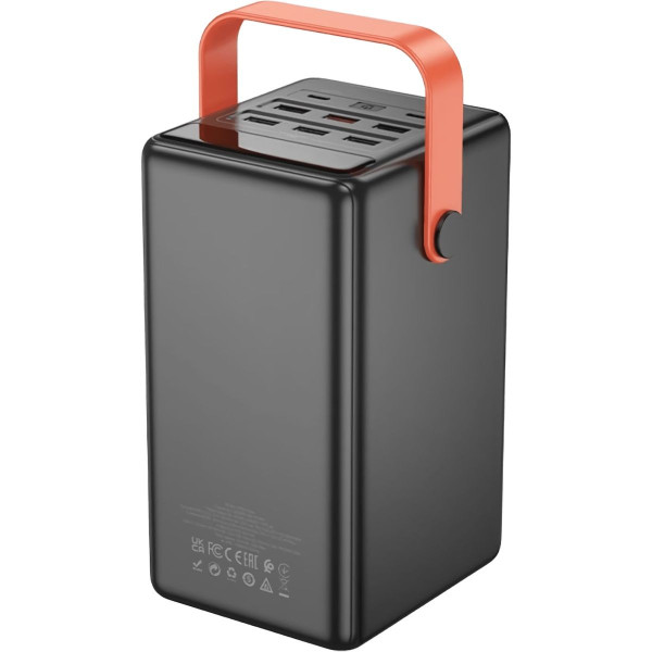 Внешний аккумулятор (павербанк) Hoco DB03 Max Centurion PB/Lamp 100000 mAh 65W, Black