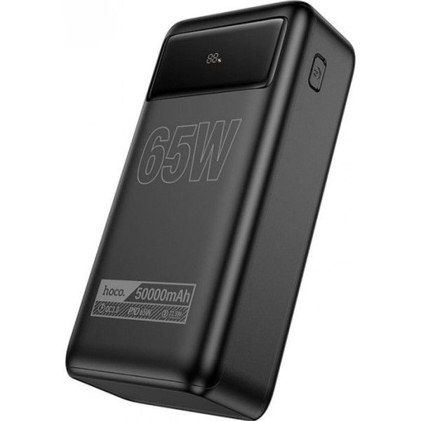 Внешний аккумулятор (павербанк) Hoco DB81A Apollo 50000mAh 65W, Black