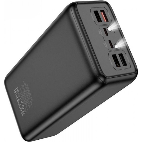 Внешний аккумулятор (павербанк) Hoco DB81A Apollo 50000mAh 65W, Black