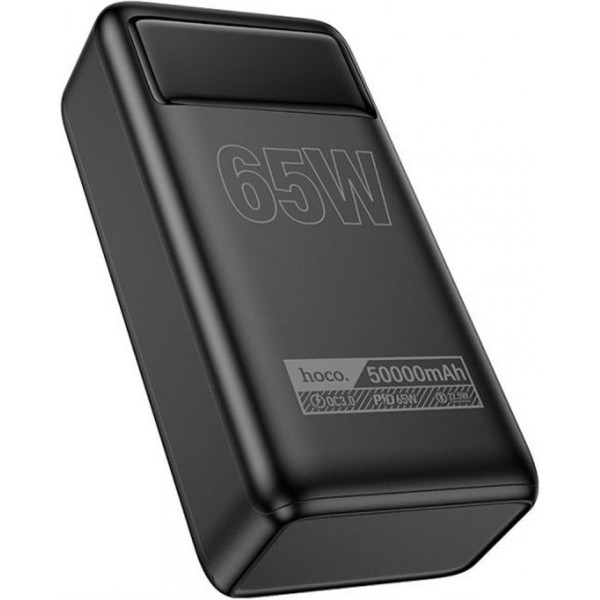 Внешний аккумулятор (павербанк) Hoco DB81A Apollo 50000mAh 65W, Black