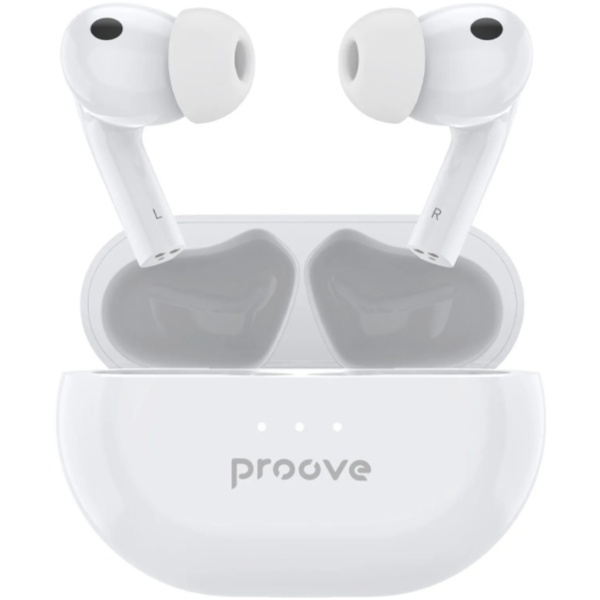 Беcпроводные наушники Proove Woop TWS with ANC, White (TWWP00010002)