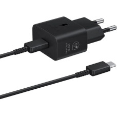 Адаптер питания Samsung 25W PD Power Adapter (with Type-C cable), Black (EP-T2510XBE)