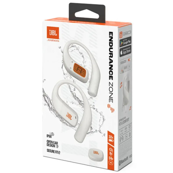 Беспроводные наушники JBL Endurance Zone, White (JBLENDUZONEWHT)