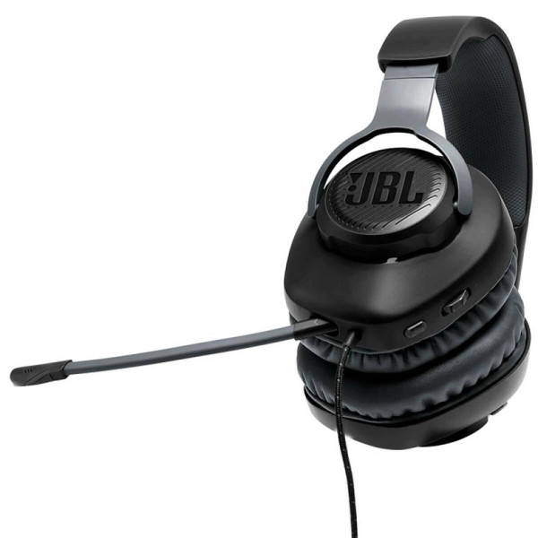 Дротові навушники гарнітура JBL Quantum 100, Black (JBLQUANTUM100BLK)