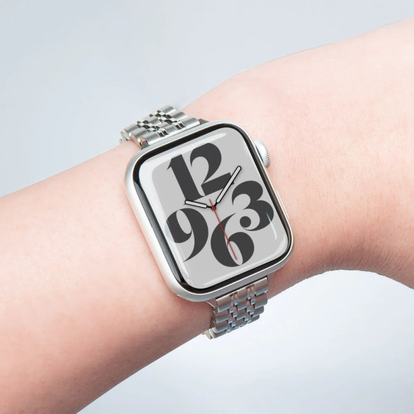Ремешок для часов Laut Links Noble for Apple Watch 38/40/41/42mm, Silver (L_AWS_NO_SL)