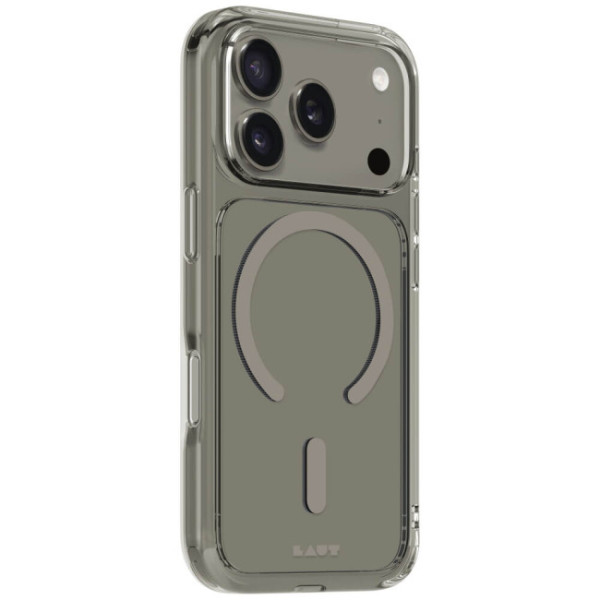 Чехол для смартфона Laut Crystal Fluro Case for iPhone 17 Pro, Clear Grey (L_IP25B_CF_GY)