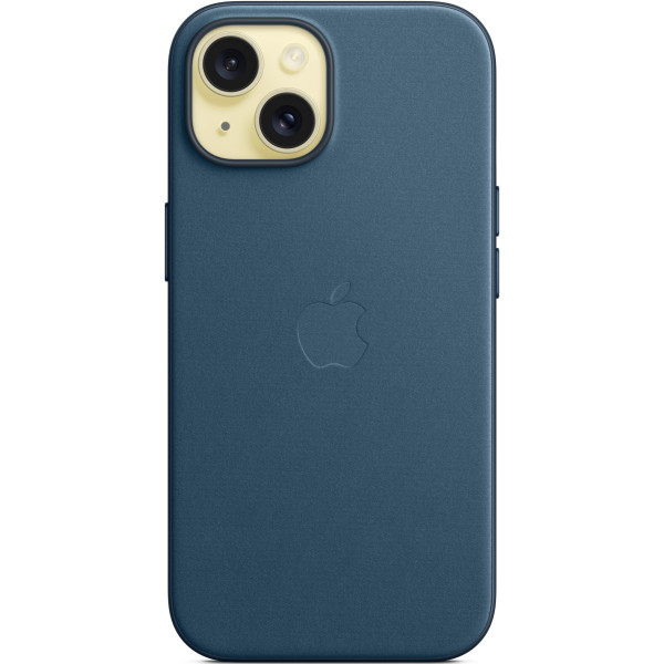 Apple FineWoven Case with MagSafe for iPhone 15 Plus, Pacific Blue (HC)