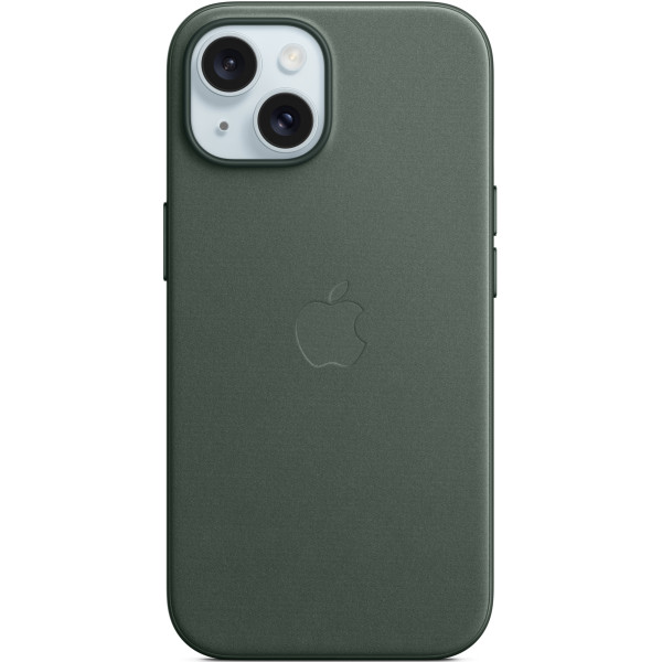 Apple FineWoven Case with MagSafe for iPhone 15 Plus, Evergreen (HC)