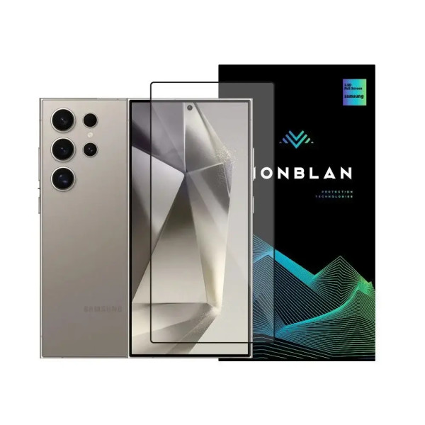 Защитное стекло Monblan Glass for Samsung Galaxy S25 Ultra 2.5D Anti Static 0.26mm Black