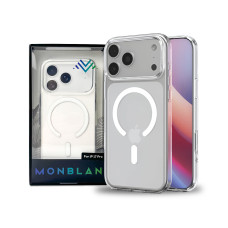 Чехол для смартфона Monblan Magnetic Crystal Series Case for iPhone 17 Pro, Transparent