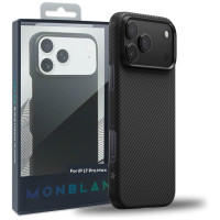 Чехол для смартфона Monblan Kevlar Magnetic Air Series for iPhone 17 Pro Max, Black Grey