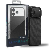 Чехол для смартфона Monblan Kevlar Magnetic Air Series for iPhone 17 Pro, Black Grey