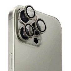 Защитное стекло для камеры NEU Chatel Metal Frame Lens Protector Glass for iPhone 15 Pro/15 Pro Max Natural