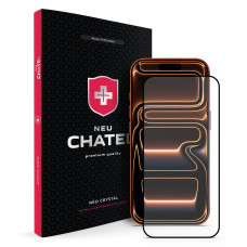 Защитное стекло для телефона NEU Chatel Anti Peep Privacy Glass with Mesh for iPhone 16 Pro/17/17Pro Front Black