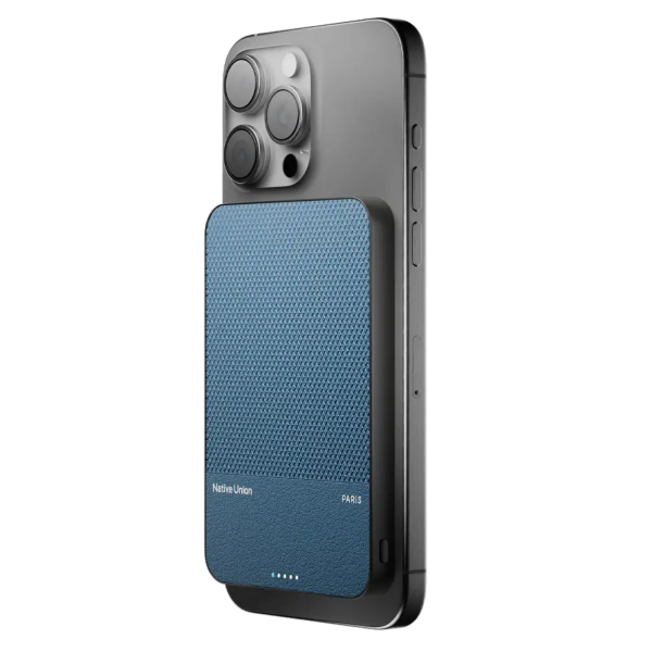 Внешний аккумулятор Native Union (Re) Classic Magnetic Power Bank Qi2 5 000mAh Navy (PB-5KMS-NAV-Q2)