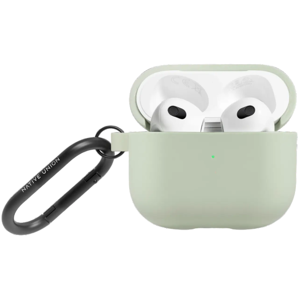 Силиконовый чехол для наушников Native Union Roam Case for Airpods 3rd Gen, Sage (APCSE-ROAM-GRN)