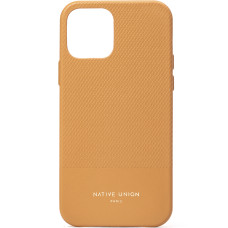 Кожанный чехол-накладка Native Union Clic Heritage Case for iPhone 12 Pro Max, Ocre (CHRTG-YLW-NP20L)