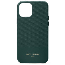 Кожанный чехол-накладка Native Union Clic Heritage Case for iPhone 12/12 Pro, Sapin (CHRTG-DRGRN-NP20M)